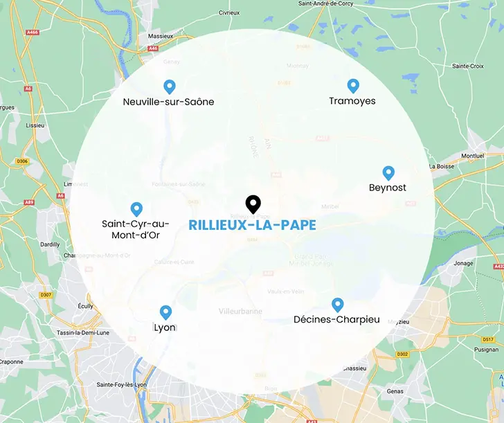 Serrurier Rillieux-la-Pape zone d'intervention (10km aux alentours)
